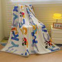 Genuine kindergarten blanket thickened milk wool blanket single double dormitory children's blanket cartoon blanket leisure blanket