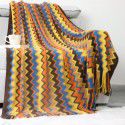 Knitted blanket Amazon's popular Boxi Mia knitted blanket sofa blanket office blanket blanket blanket blanket blanket wholesale