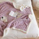 New Tafu plush blanket jacquard double-sided blanket soft and comfortable nap blanket thickened warm casual blanket 