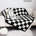 Net red checkerboard double-layer thickened blanket sofa blanket wholesale blanket manufacturer direct sale blanket 