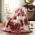 New thickened raschel blanket manufacturer cover blanket winter super soft double-layer wedding blanket Farai velvet group purchase wholesale 