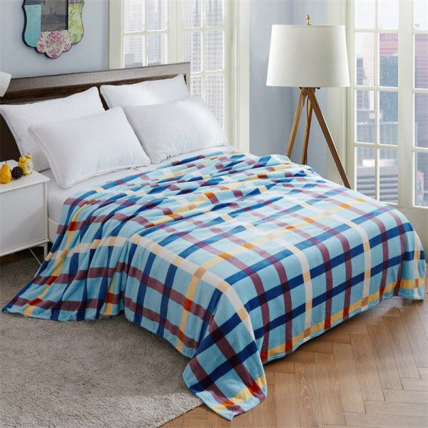 Factory price Wholesale flannel blanket coral wool bed sheet yoga cover blanket flannel gift air conditioning blanket 