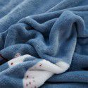 Factory price Wholesale flannel blanket coral wool bed sheet yoga cover blanket flannel gift air conditioning blanket 