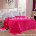 Pure color Farai blanket blanket coral wool bedspread double-sided blanket children blanket gift wholesale 