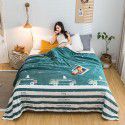 Blanket Summer Thin Farley Double Blanket Office Single Nap Blanket Bedroom Warm Sheet Gift Blanket 