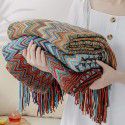 Bohemian knitting blanket office nap blanket home stay small blanket sofa cover blanket casual blanket bed towel 