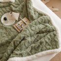 New Tafu plush blanket jacquard double-sided blanket soft and comfortable nap blanket thickened warm casual blanket 