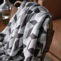 Nordic Geometric Simplicity Knitted ins Wind Cover Blanket Woolen Thread Sofa Blanket Factory Issued a new one from stock 