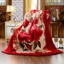 New thickened raschel blanket manufacturer cover blanket winter super soft double-layer wedding blanket Farai velvet group purchase wholesale 