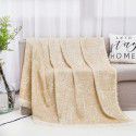 Cotton linen ins living room sofa blanket tassel blanket wearable knee blanket midnight sleeping blanket leisure decorative blanket bed tail blanket 