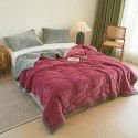 Farai velvet milk velvet composite blanket Double layer blanket Three layer blanket Single double thickened blanket Cotton blanket 