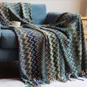 Knitted blanket Amazon's popular Boxi Mia knitted blanket sofa blanket office blanket blanket blanket blanket blanket wholesale