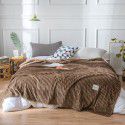 New super soft pure color flannel blanket plain stripe magic velvet nap blanket air conditioning blanket cover blanket special price 