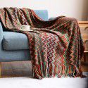 Knitted blanket Amazon's popular Boxi Mia knitted blanket sofa blanket office blanket blanket blanket blanket blanket wholesale