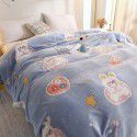 Ins Rainbow Bear~Korean Snow Flower Blanket Office Nap Leisure Sofa Blanket Air Conditioner Blanket in Summer 