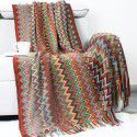 Knitted blanket Amazon's popular Boxi Mia knitted blanket sofa blanket office blanket blanket blanket blanket blanket wholesale