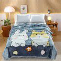 Factory blanket Raschel blanket thickened double-layer warm blanket super soft double-sided blanket gift wholesale 