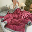 Farai velvet milk velvet composite blanket Double layer blanket Three layer blanket Single double thickened blanket Cotton blanket 