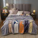 Factory blanket Raschel blanket thickened double-layer warm blanket super soft double-sided blanket gift wholesale 