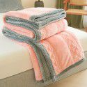 Farai velvet milk velvet composite blanket Double layer blanket Three layer blanket Single double thickened blanket Cotton blanket 