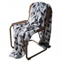 Nordic Geometric Simplicity Knitted ins Wind Cover Blanket Woolen Thread Sofa Blanket Factory Issued a new one from stock 