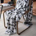 Nordic Geometric Simplicity Knitted ins Wind Cover Blanket Woolen Thread Sofa Blanket Factory Issued a new one from stock 