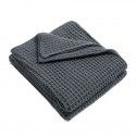 New sofa cover blanket blanket knitting blanket in summer Office nap blanket Air conditioning blanket Waffle blanket generation 