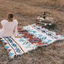 Picnic Blanket Sucre Outdoor Camping Blanket Sofa Blanket Full Cover Multi functional Blanket Bohemian Blanket 