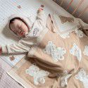 INS Explosion Nordic Creative Children's Bear Blanket Knitted Blanket Home for Newborn Baby 