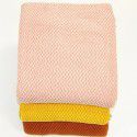 Pure color knitting blanket Home stay bed end decorative blanket blanket bed napkin ins nap air conditioning blanket blanket sofa blanket 