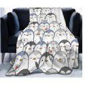 DIY blanket creative autumn and winter warm sofa cover blanket high-definition digital printing double-sided flannel air conditioning blanket 