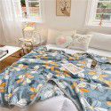 Cross border thickened marten wool blanket Autumn and winter thickened single cover blanket Double printed bed sheet blanket Wholesale by manufacturers 