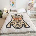 Japanese trend cartoon Humanmake sofa blanket camping blanket tiger nap leisure blanket picnic decoration 