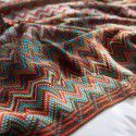 Bohemian knitting blanket office nap blanket home stay small blanket sofa cover blanket casual blanket bed towel 