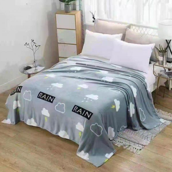 Flannel blanket printing warm winter blanket home printing blanket will be sold gift blanket factory goods 