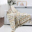 Bohemian blanket simple knitting wool nap blanket winter decoration nap blanket blanket sofa blanket 