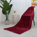 Flannel blanket solid color single layer blanket multi color blanket sofa bedroom office sleeping blanket blanket blanket blanket 