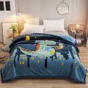 Factory blanket Raschel blanket thickened double-layer warm blanket super soft double-sided blanket gift wholesale 