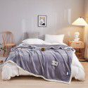 Pure color milk fluff blanket sofa cover blanket nap blanket gift blanket with exquisite gift box 