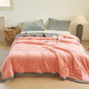 Farai velvet milk velvet composite blanket Double layer blanket Three layer blanket Single double thickened blanket Cotton blanket 