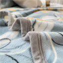 Cross border thickened marten wool blanket Autumn and winter thickened single cover blanket Double printed bed sheet blanket Wholesale by manufacturers 