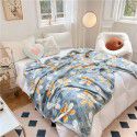 Cross border thickened marten wool blanket Autumn and winter thickened single cover blanket Double printed bed sheet blanket Wholesale by manufacturers 