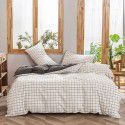 Aifeiyang washable cotton four piece set of cotton quilt cover dormitory three piece set of pure cotton sheets, fitted sheets and bedding 4 