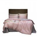 Wanghong home stay 60 thread count Satin cotton bedding hotel Nordic nude sleeping solid color long staple cotton four piece set 