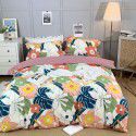 All season cotton fitted sheet Multi specification 4-piece set Reactive printing pastoral set 3-piece bedding 