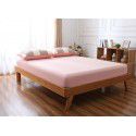 Cotton single fitted sheet washed cotton double bed cover home textile home stay bed bag bedding Simmons protective cover 