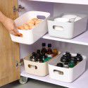 Desktop storage box Cosmetics sundries storage and sorting box Japanese household kitchen storage box Snack storage basket 