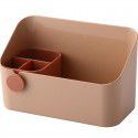 Mirror cabinet storage box cosmetics jewelry lipstick skin care products sorting box desktop narrow plastic storage box