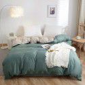 Nordic simple plain cotton quilt cover 150x200x230 pure cotton quilt cover single and double bedding 