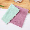 Manufacturer wholesale dishwashing cloth, absorbent rag, cleaning cloth, kitchen dishwashing towel, cleaning cloth, table towel 